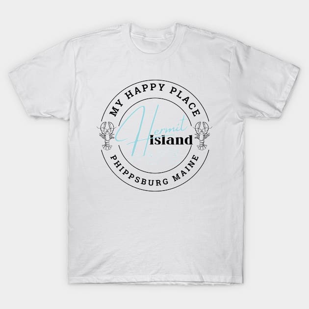 Hermit Island Campground T-Shirt by Doodlehive 